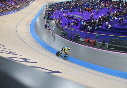 Фотография к новости: Олимпиада-2024: Андрей Чугай стал пятым на старте соревнований по велоспорту на треке