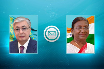 Фотография к новости: Токаев поздравил президента Индии с Днём независимости