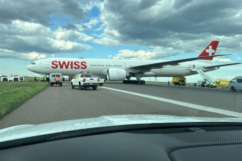 Фотография к новости: Летевший Цюрих самолёт экстренно приземлился в  Астане