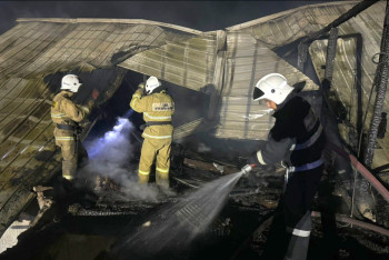 Фотография к новости: Пожар в частном доме потушили в Алматинской области