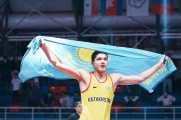 Фотография к новости: Борец Едиге Касымбек взял "серебро" чемпионата мира в Аммане