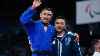 Фотография к новости: Ещё одну медаль Паралимпиады принёс Казахстану дзюдоист Ергали Шамей