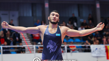 Фотография к новости: Казахстанец Ризабек Айтмухан стал чемпионом мира по вольной борьбе U20