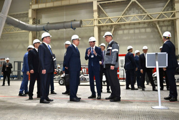 Фотография к новости: Глава государства посетил чугунолитейный завод ТОО "KamLitKZ"