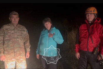 Фотография к новости: Заблудившегося профессионального гида спасли в горах Алматинской области