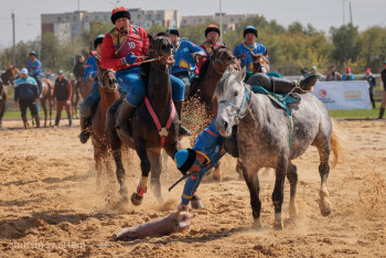 Фотография к новости: Казахстан обыграл Кыргызстан по кокпару: Как это было?