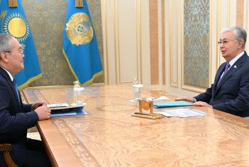 Фотография к новости: Токаев принял председателя Агентства по финансовому мониторингу