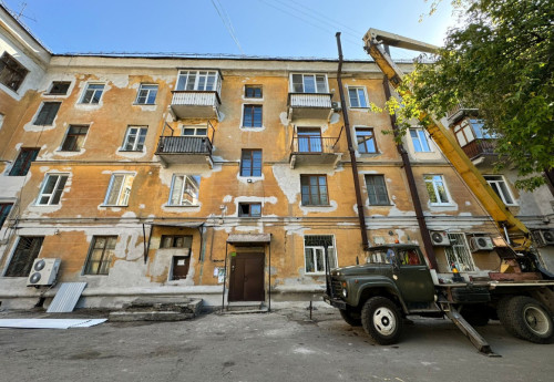 Фотография к новости: Ремонт фасадов в Усть-Каменогорске: от амбициозных планов до исправления ошибок