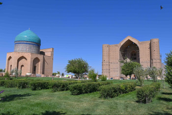 Фотография к новости: Мавзолей Ходжи Ахмеда Яссауи перевели под государственную охрану