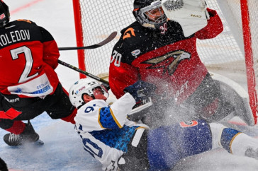 Фотография к новости: Хоккеисты "Барыса" всухую проиграли "Авангарду"