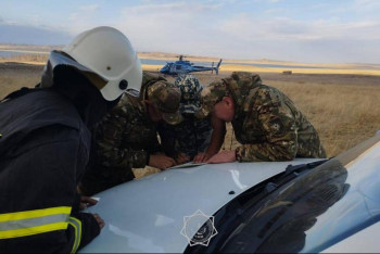 Фотография к новости: Площадь пожара в Карагандинской области достигла 35 тысяч гектаров