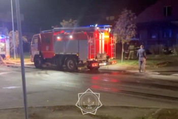 Фотография к новости: Потушен ночной пожар в Астане