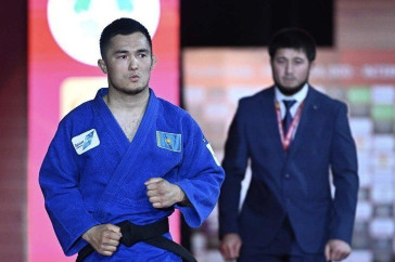 Фотография к новости: Grand Slam по дзюдо в ОАЭ: казахстанец пробился в полуфинал