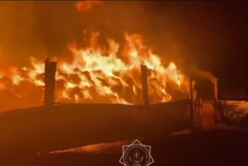 Фотография к новости: Более 200 тонн сена сгорело в ВКО