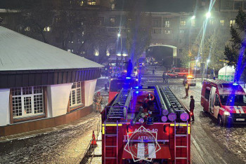 Фотография к новости: Пожар в ресторане Астаны ликвидировали