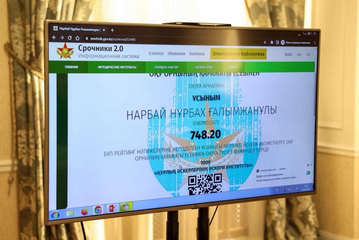  министерство обороны РК