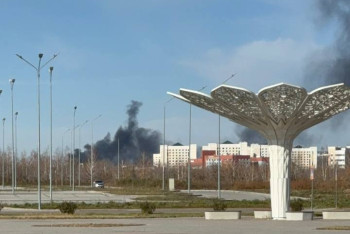 Фотография к новости: Пожар в новостройке ликвидировали в Астане