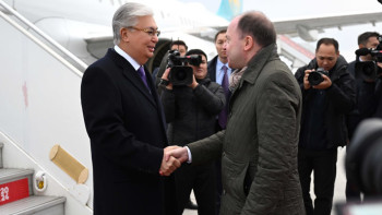 Фотография к новости: Касым-Жомарт Токаев прибыл в Казань для участия в Саммите глав государств БРИКС