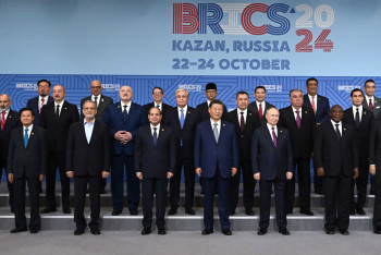 Фотография к новости: Токаев прибыл на саммит БРИКС