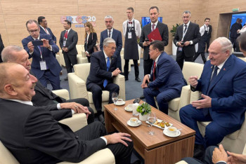 Фотография к новости: Касым-Жомарт Токаев провёл беседы с участниками саммита "БРИКС плюс"