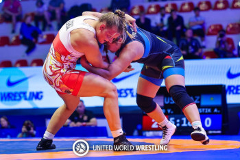 Фотография к новости: Казахстанки уступили в схватках за бронзу на ЧМ по женской борьбе в Албании