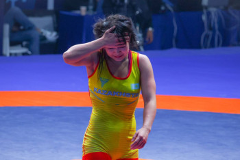 Фотография к новости: Зейнеп Баянова заняла пятое место на чемпионате мира по борьбе в Албании