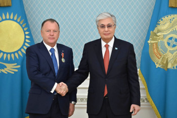 Фотография к новости: Казахстан заинтересован в активном сотрудничестве с Международной федерацией дзюдо – Токаев