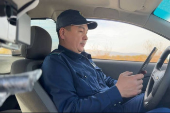 Фотография к новости: Скрытый патруль будет фиксировать нарушения на дорогах в Жетысу