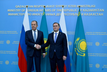 Фотография к новости: Главы МИД Казахстана и России провели переговоры в Астане