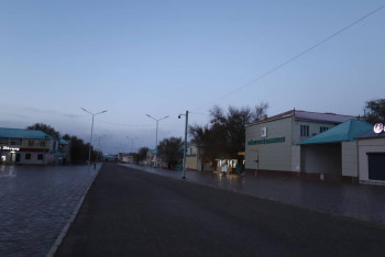 Фотография к новости: Самое большое село в Казахстане активно благоустраивается