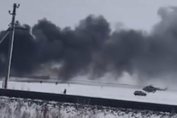 Фотография к новости: Уголовное дело завели по факту крушения вертолёта в Актюбинской области