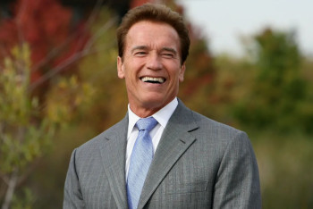 Фотография к новости: Железный Арни в третий раз стал дедушкой