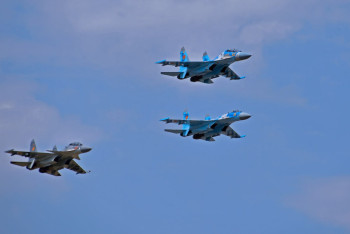 Фотография к новости: О полётах истребителей над Астаной предупредили в Минобороны