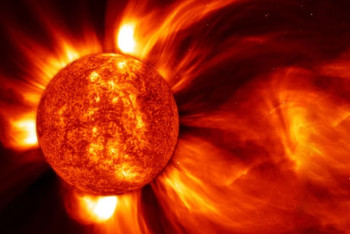 Фотография к новости: На Солнце произошла новая мощная вспышка