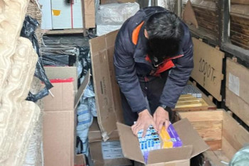 Фотография к новости: Сигареты на 50 млн тенге изъяли в Караганде