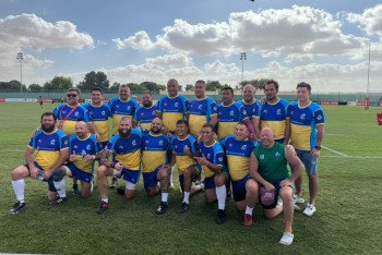 Фотография к новости: Команда ветеранов из Казахстана завоевала второе место в международном чемпионате по регби