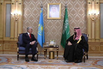 Фотография к новости: Инвестиционное сотрудничество обсудил президент Казахстана с наследным принцем Саудовской Аравии