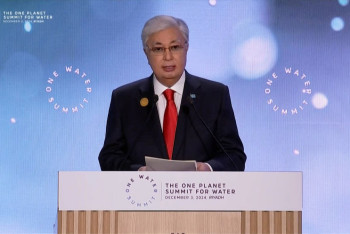 Фотография к новости: Касым-Жомарт Токаев принял участие в работе One Water Summit