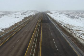 Фотография к новости: Движение открыли по автодороге Караганда – Балхаш