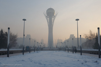 Фотография к новости: Туман и морозы: штормовое предупреждение объявили в некоторых регионах Казахстана