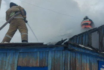 Фотография к новости: Дом едва не сгорел в Акмолинской области