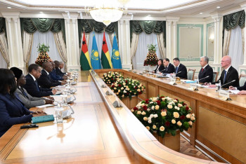 Фотография к новости: Президенты Казахстана и Гвинея-Бисау провели переговоры в расширенном формате