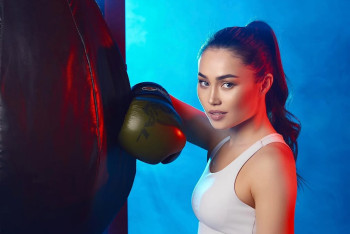 Фотография к новости: Красавица-боксёрша из Казахстана бросила громкий вызов после победы