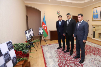 Фотография к новости: Жители Мангистау выразили соболезнования народу Азербайджана