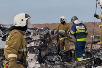 Фотография к новости: Два казахстанских нефтяника погибли при крушении самолёта в Актау