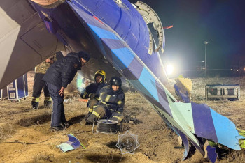 Фотография к новости: Крушение самолёта под Актау: пострадавшие благодарят казахстанских врачей