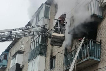 Фотография к новости: Пожарные спасли несколько человек в Экибастузе