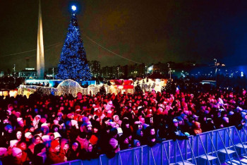 Фотография к новости: Новогодние концерты проходят на трёх площадках в Астане