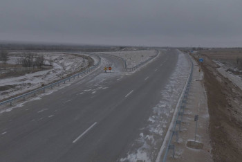 Фотография к новости: Движение перекрыли на трассе в Алматинской области