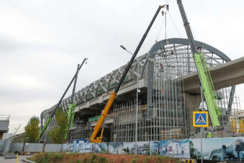 Фотография к новости: Строительство LRT: В Астане продлены ограничения для транспорта